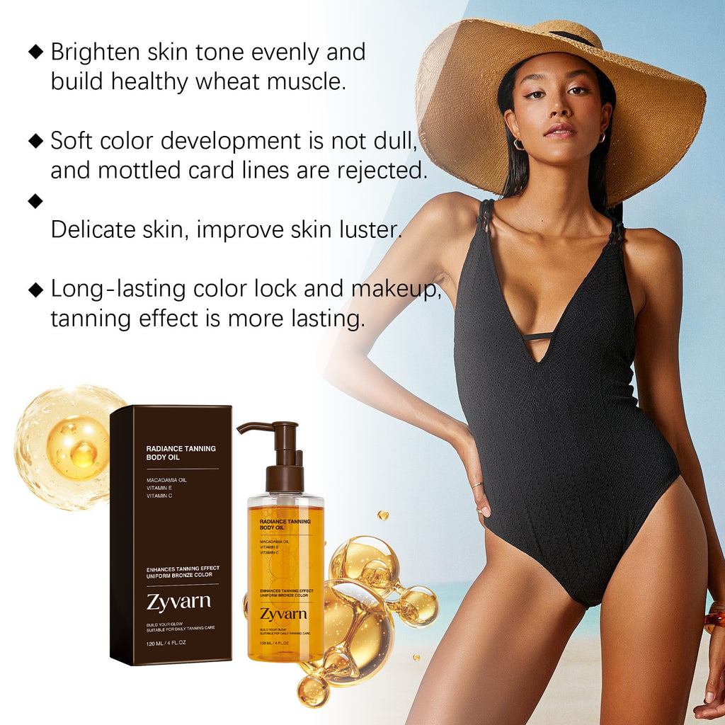 Tanning Body Oil – Deep Hydration & Sun-Kissed Glow | 120ml