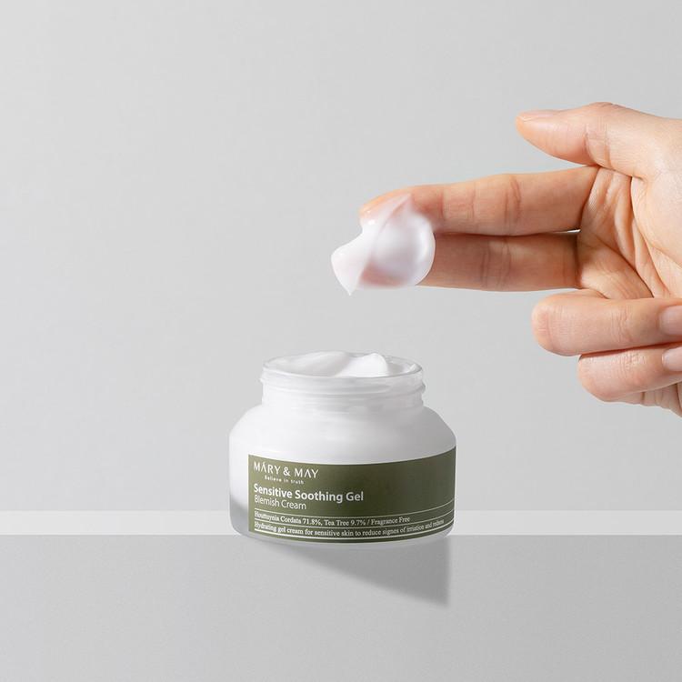 Korean Skincare Bundle for Sensitive Skin — Mary&May Soothing Gel Cream + Anua Azelaic Serum (50% OFF)