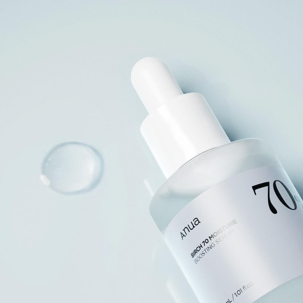 Anua + Numbuzin Aqua Boost Serum Duo — Birch 70 Moisture Serum & No.3 Skin Softening Serum Bundle