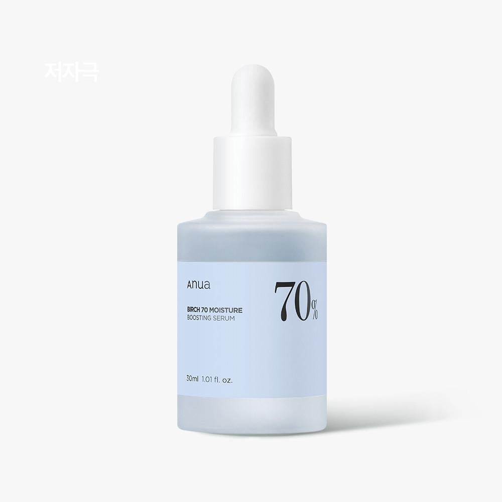 Anua + Numbuzin Aqua Boost Serum Duo — Birch 70 Moisture Serum & No.3 Skin Softening Serum Bundle