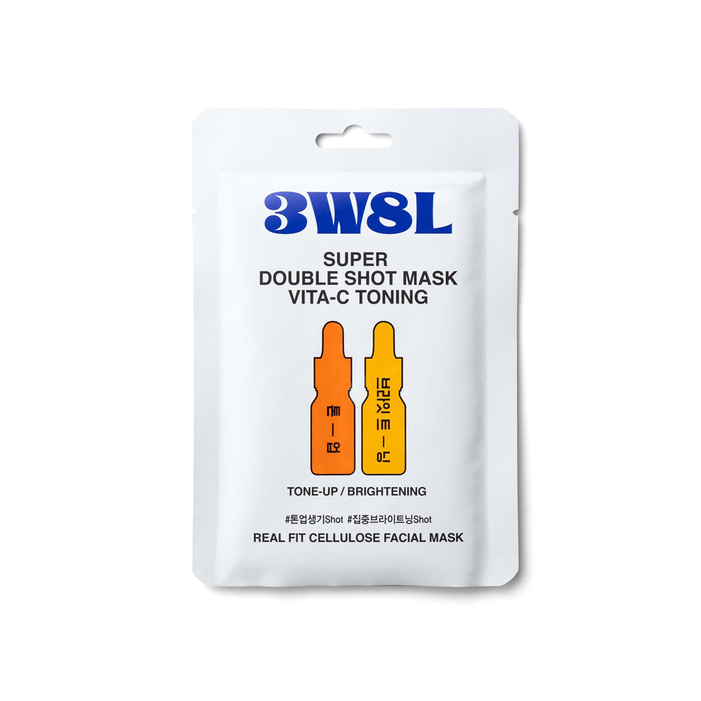 [3W8L] Super Double Shot Mask VitaC Toning 27ml