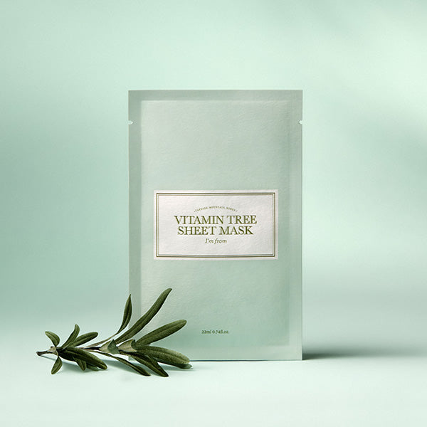 Mary&May + ImFrom Mini Hydration Rescue Duo — Blackberry Cream Essence & Vitamin Tree Sheet Mask Bundle