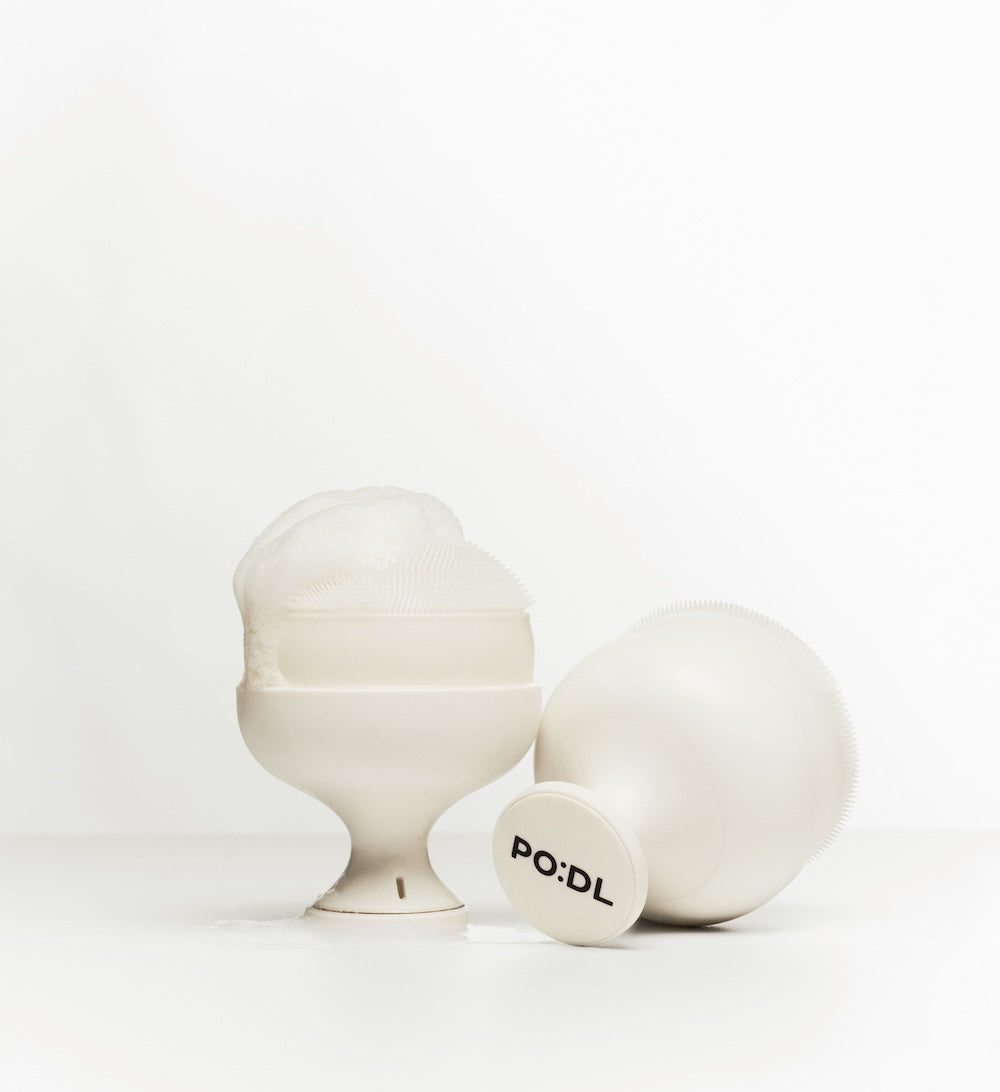 PO:DL BO:DL Deep Pore Facial Cleansing Brush + Free Hyaluronic Essence Pads Gift Set | K-Beauty Tool