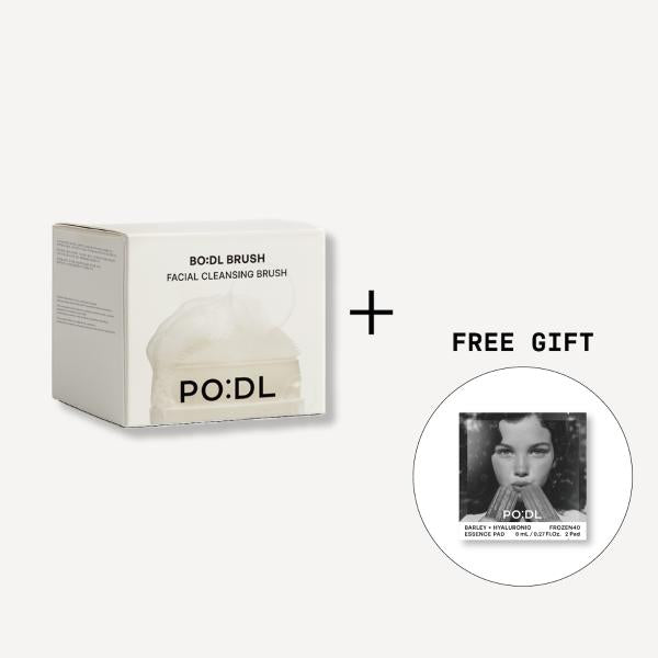 PO:DL BO:DL Deep Pore Facial Cleansing Brush + Free Hyaluronic Essence Pads Gift Set | K-Beauty Tool