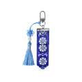 Pyunkang Yul K-Object Keyring | Indigo Daenggi Korean Traditional Charm