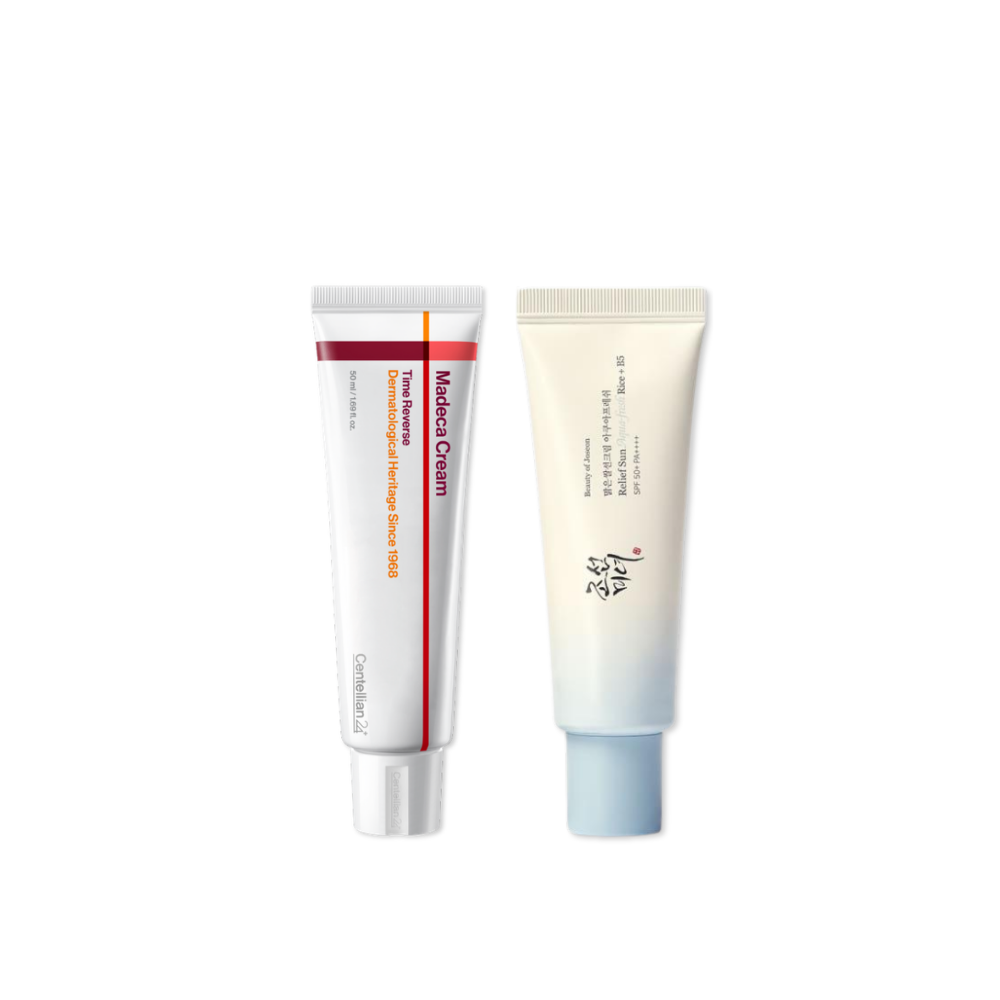 Beauty of Joseon + Centellian24 Protect & Reverse Duo — Relief Sun SPF50+ & Madeca Time Reverse Cream Bundle