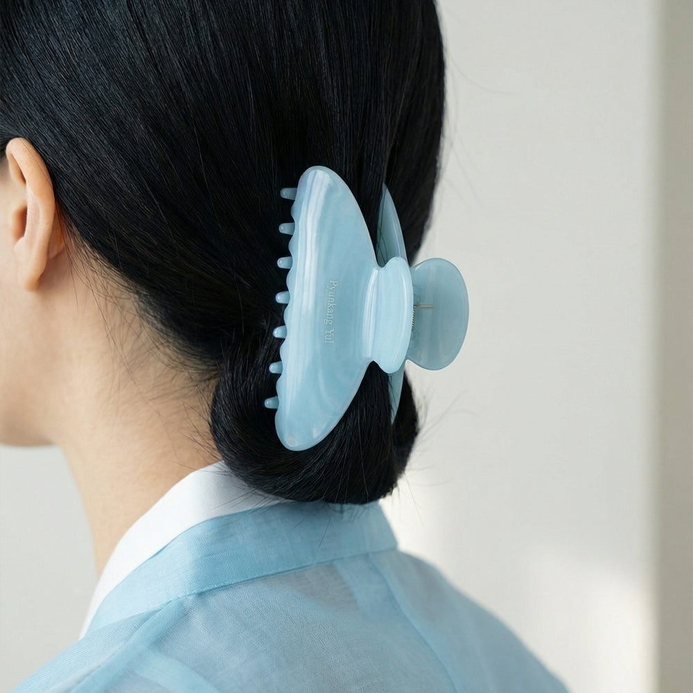 Pyunkang Yul Mother-of-Pearl Pattern Hair Pin | Acetate Claw Clip