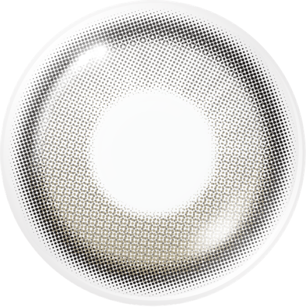 OOHA Cocomio Gray 1-Month Colored Contact Lenses – 2 Pcs, 25 Powers