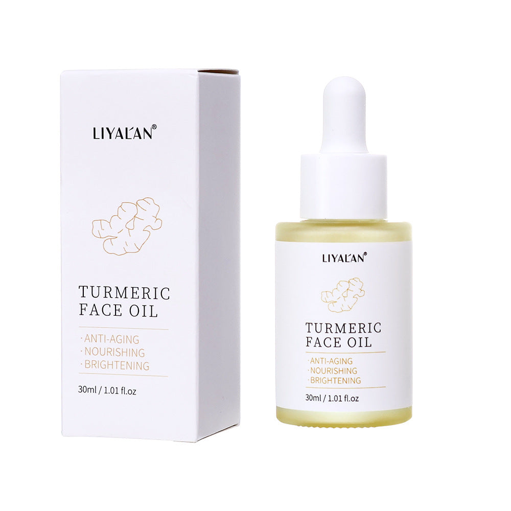 Liyalan Turmeric Glow Facial Oil – Anti-Aging & Brightening Serum with Jojoba & Vitamin E
