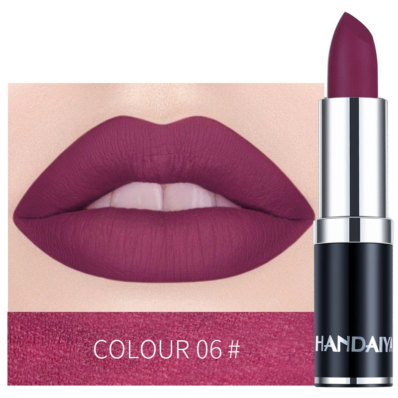 Long-Lasting Matte Lipstick | Velvet Finish | 12 Shades to Choose From