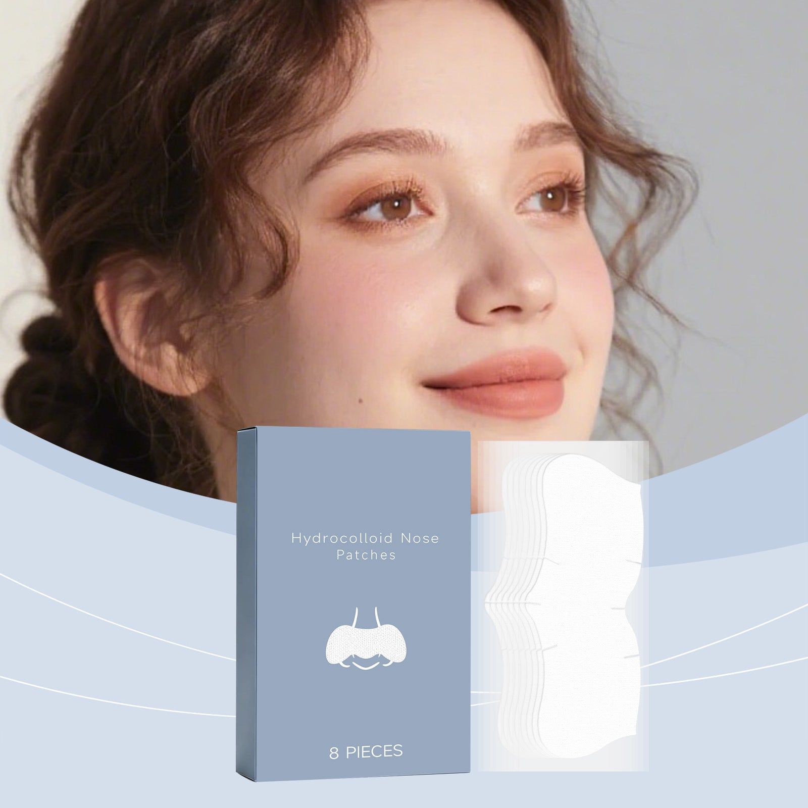 Pore-Cleansing Nose Strips – Blackhead Remover & Deep Pore Cleanser | 8 Strips
