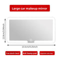 LED Car Visor Makeup Mirror – Shatterproof, HD Reflection & USB Rechargeable