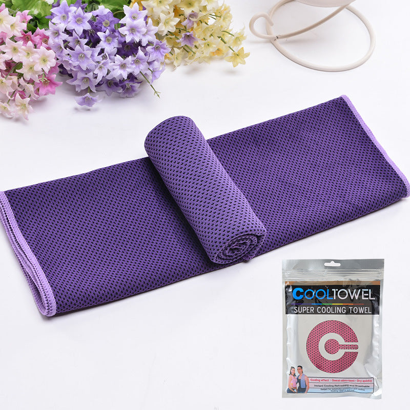 Instant Cooling Sports Towel – Quick Dry & Sweat-Absorbing | 10 Colors, 3 Sizes