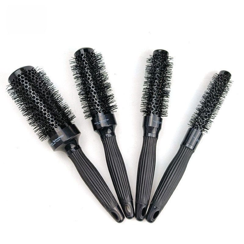 Ceramic Round Brush Roller Comb – Frizz-Free Blowout & Voluminous Curls