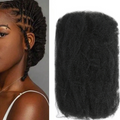 Afro Kinky Bulk Hair for Braiding – Heat-Resistant Synthetic Fiber | 8" & 16"