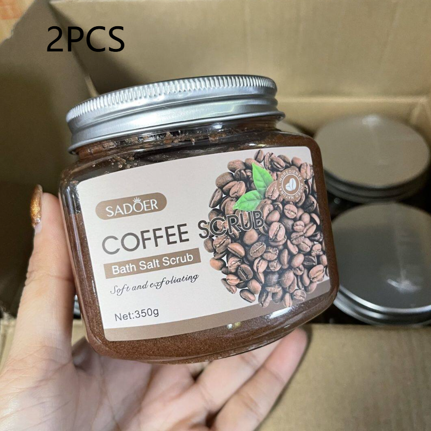Exfoliating Body Scrub – Coffee, Coconut, Rose & More | Deep Cleanse & Smooth Skin