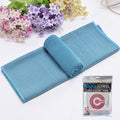 Instant Cooling Sports Towel – Quick Dry & Sweat-Absorbing | 10 Colors, 3 Sizes