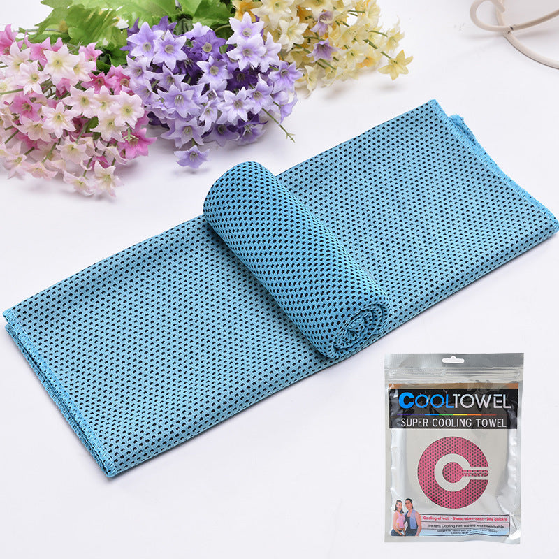 Instant Cooling Sports Towel – Quick Dry & Sweat-Absorbing | 10 Colors, 3 Sizes