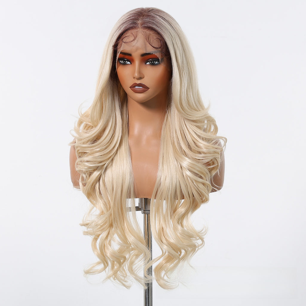 13x6 Long Curly Lace Front Wig – Japanese Silk