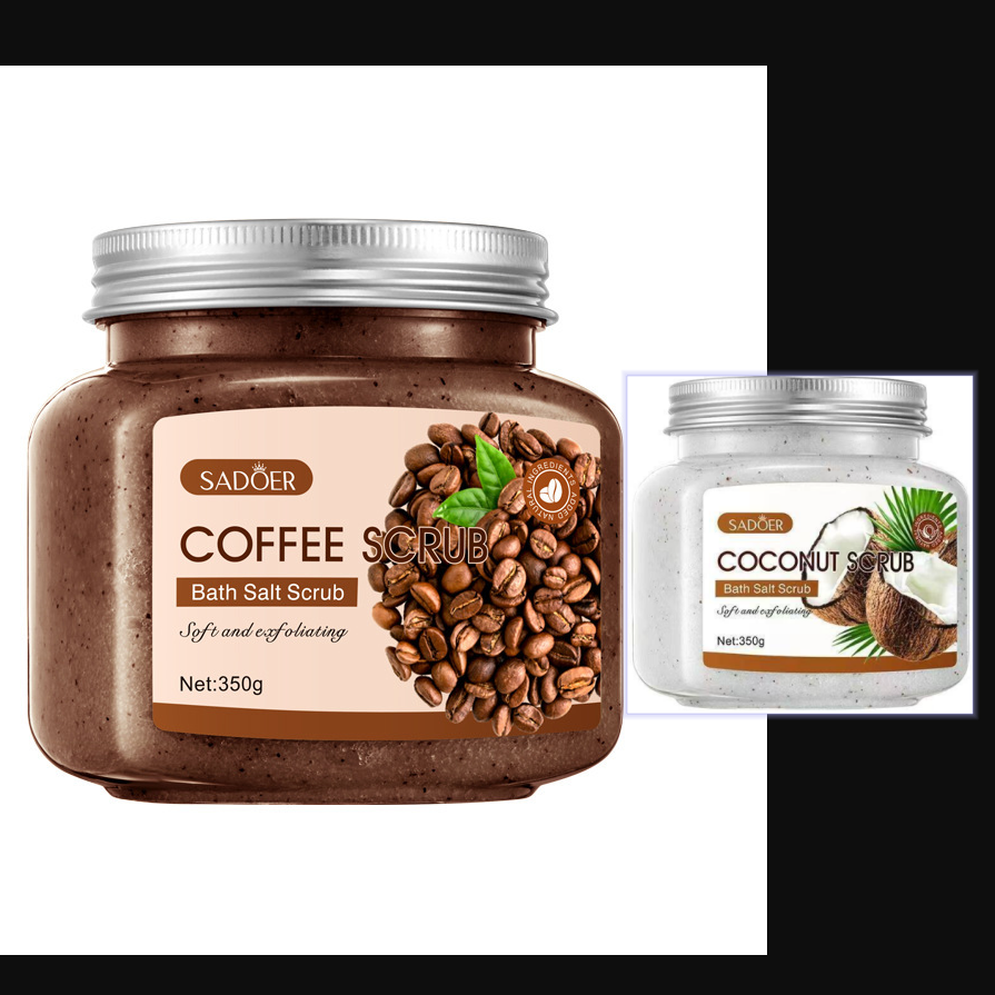 Exfoliating Body Scrub – Coffee, Coconut, Rose & More | Deep Cleanse & Smooth Skin