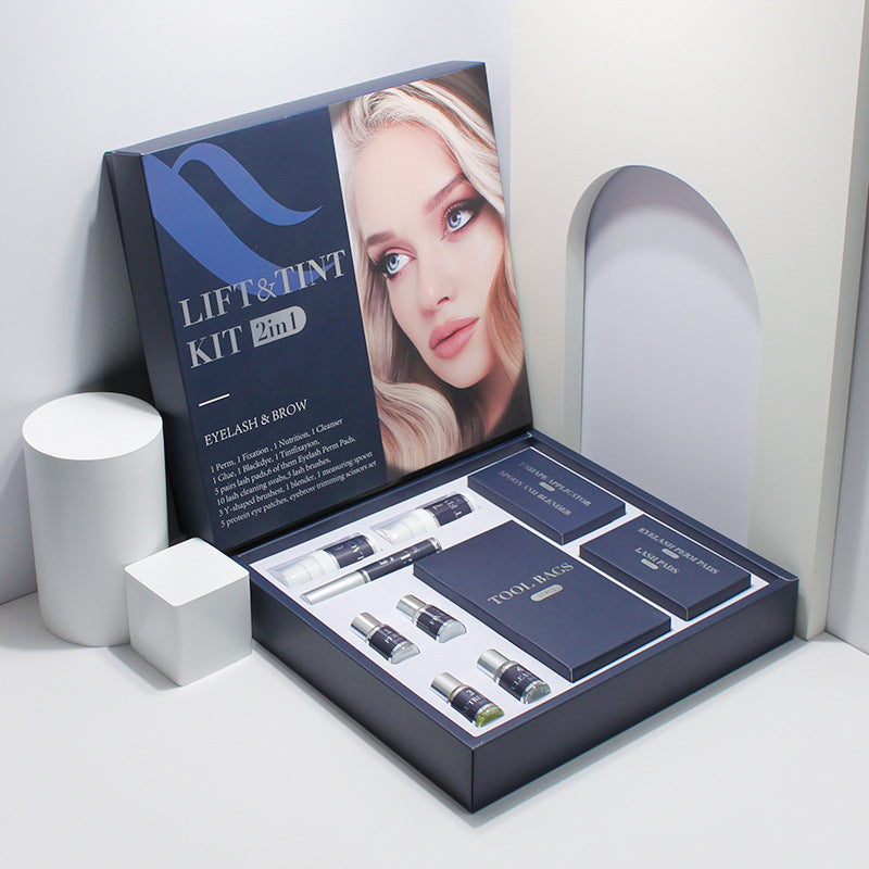 5-in-1 Lash Perm & Brow Tint Kit – Professional Salon Results at Home