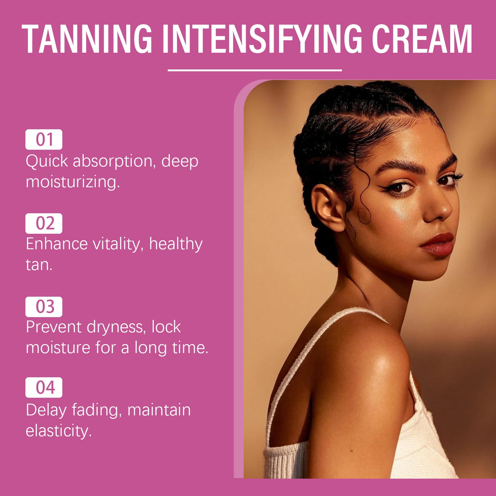 Watermelon Glow Tanning & Moisturizing Body Cream | 100g
