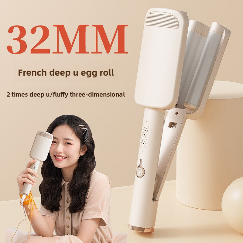 32mm Negative Ion Curling Iron & Straightener | Titanium Tourmaline | Dual Voltage