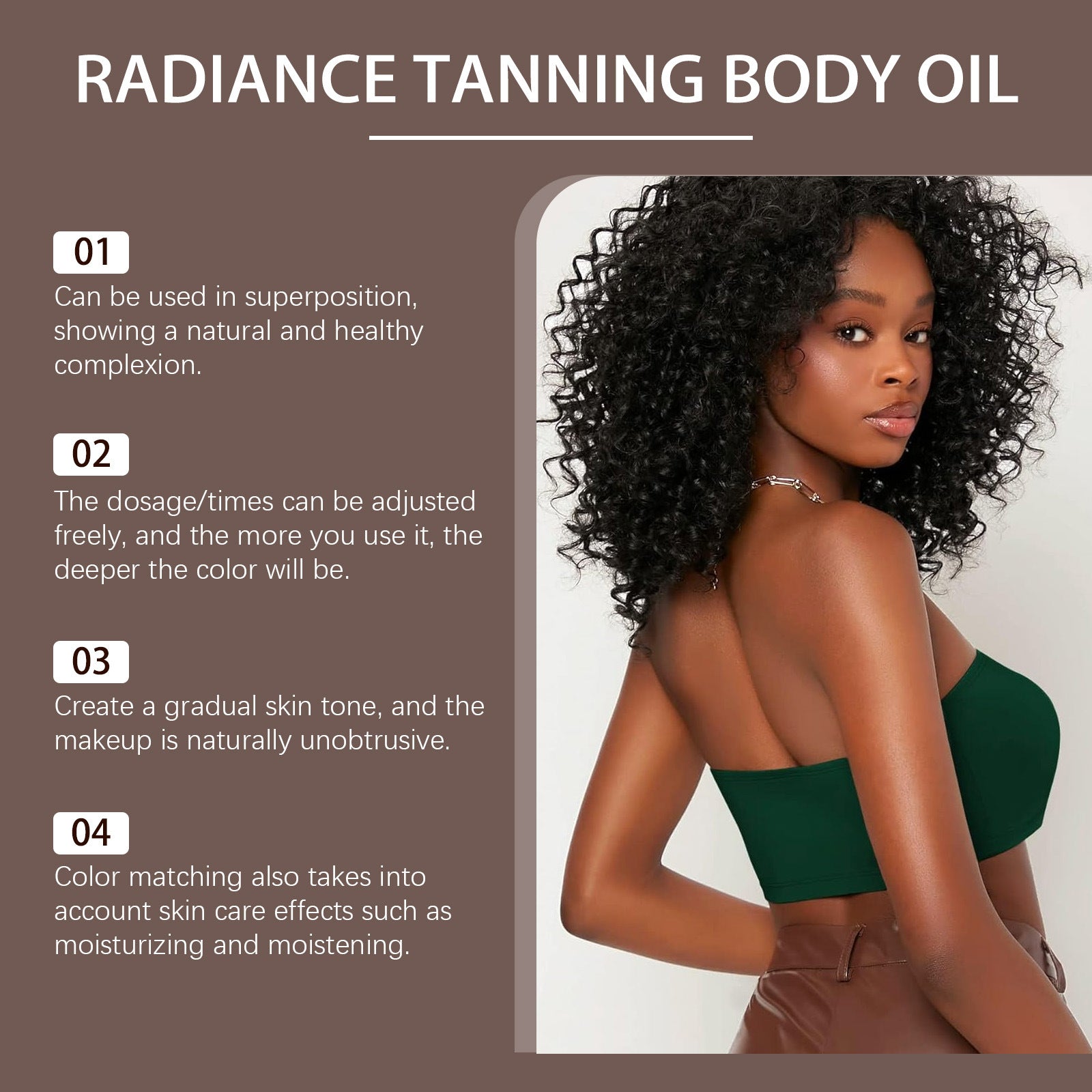 Tanning Body Oil – Deep Hydration & Sun-Kissed Glow | 120ml