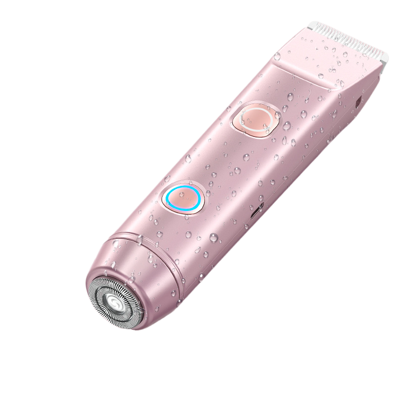 Dual-Head Electric Hair Remover – Waterproof USB Rechargeable Shaver for Women