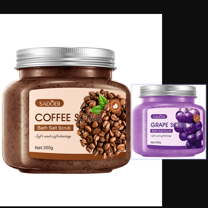 Exfoliating Body Scrub – Coffee, Coconut, Rose & More | Deep Cleanse & Smooth Skin