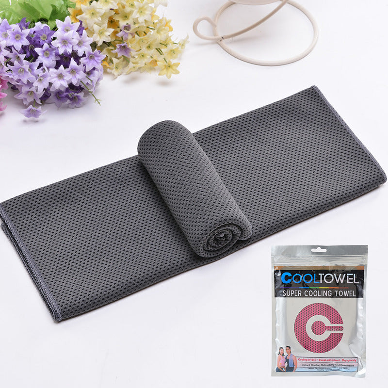 Instant Cooling Sports Towel – Quick Dry & Sweat-Absorbing | 10 Colors, 3 Sizes