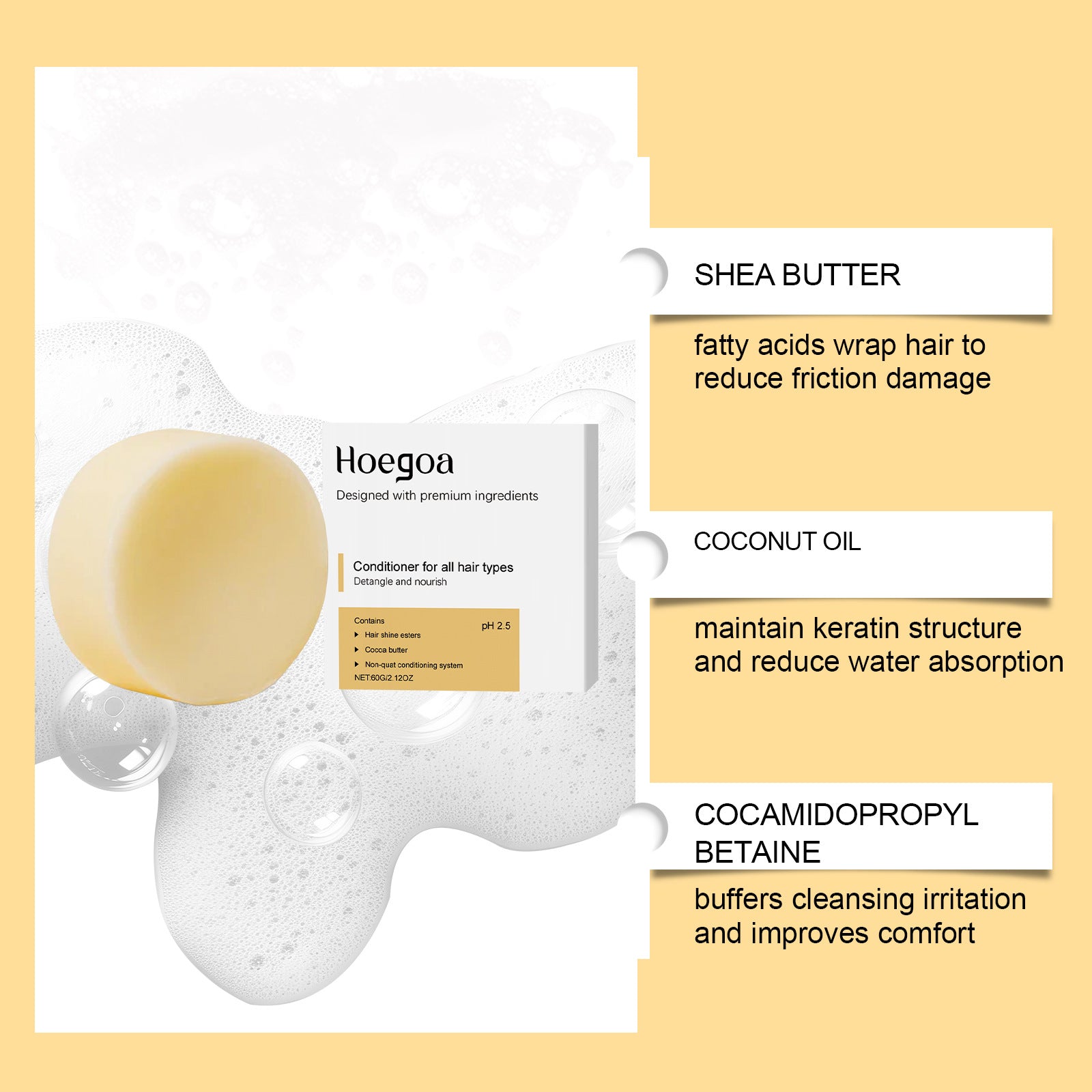 HOEGOA Pine Extract Nourishing Shampoo | Scalp Care & Deep Hydration – 60g