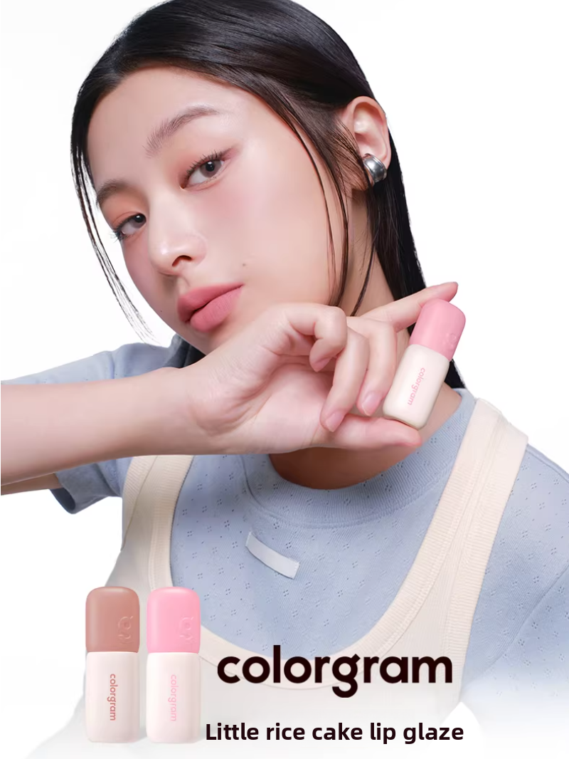 Colorgram Matte Rice Cake Lip & Cheek Tint – Korean Velvet Lipstick, 12 Shades