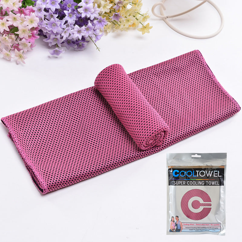Instant Cooling Sports Towel – Quick Dry & Sweat-Absorbing | 10 Colors, 3 Sizes