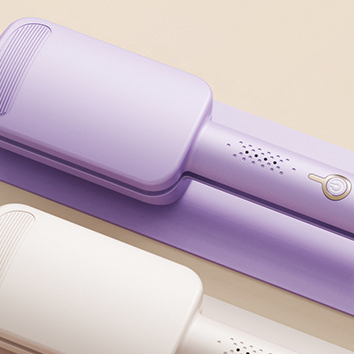 32mm Negative Ion Curling Iron & Straightener | Titanium Tourmaline | Dual Voltage