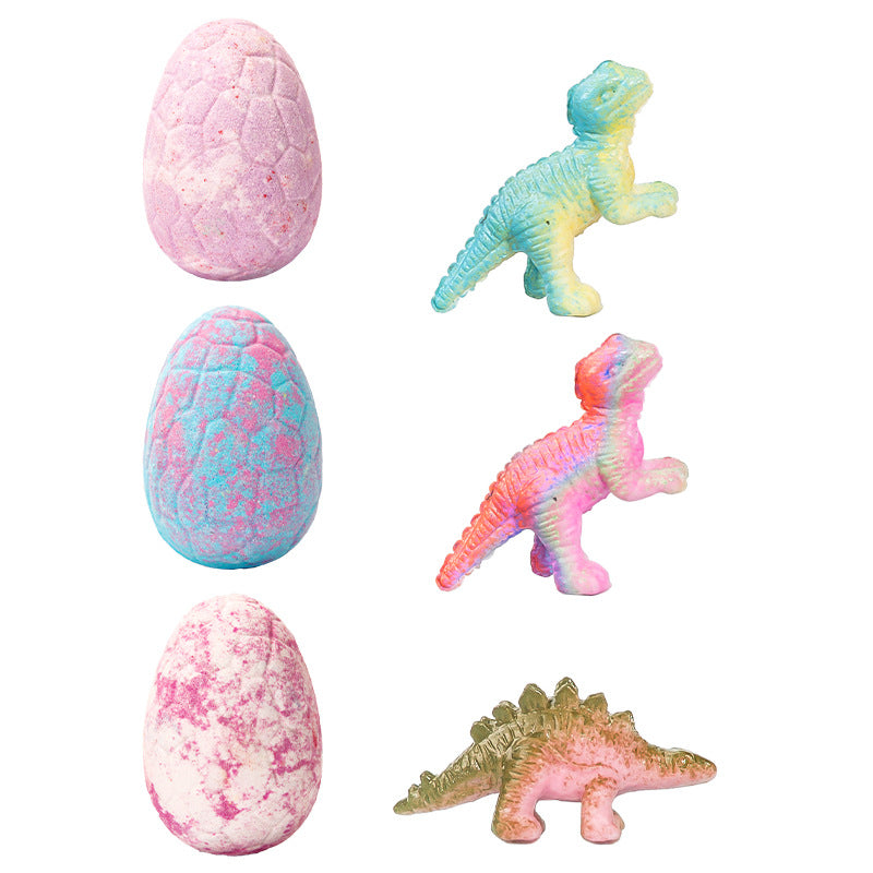 Dinosaur Egg Bath Salt Balls – Moisturizing & Exfoliating Sea Salt Bath Bombs | Set of 6