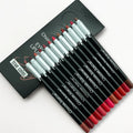 12 color matte lip liner set, lipstick pen in 12 colors, gift set, durable lip makeup Nanasbeautyholic