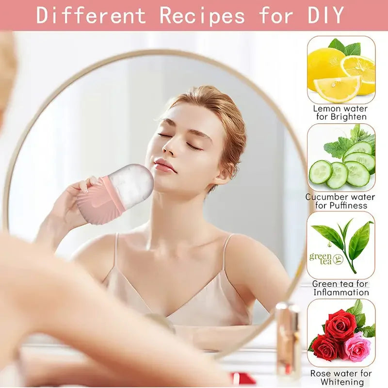 Ice Globe Face Massager – Lifting, Contouring & Depuffing Skin Care Tool