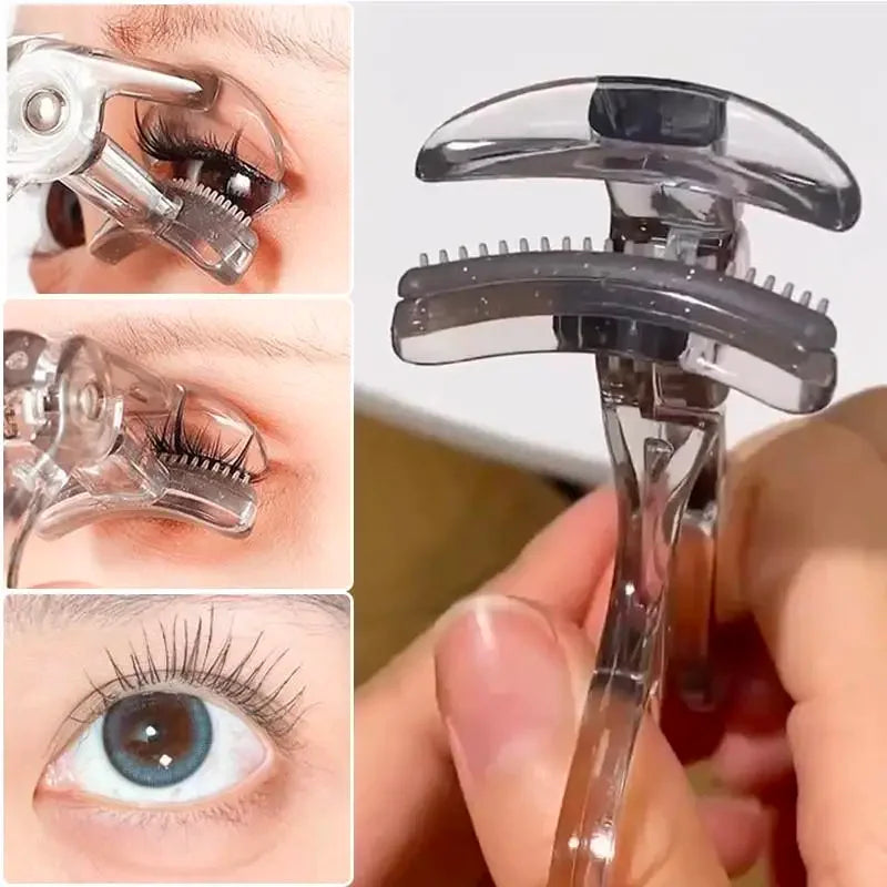 Eyelash Curler with Comb | Wide & Partial Clip | Waterproof Long-Lasting Curl