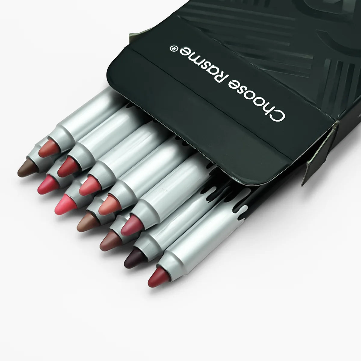 12 color matte lip liner set, lipstick pen in 12 colors, gift set, durable lip makeup Nanasbeautyholic