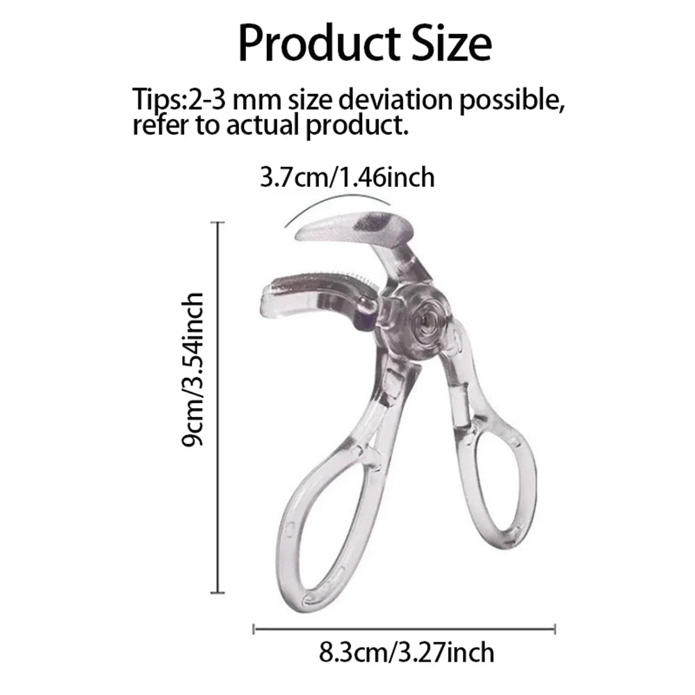 Eyelash Curler with Comb | Wide & Partial Clip | Waterproof Long-Lasting Curl