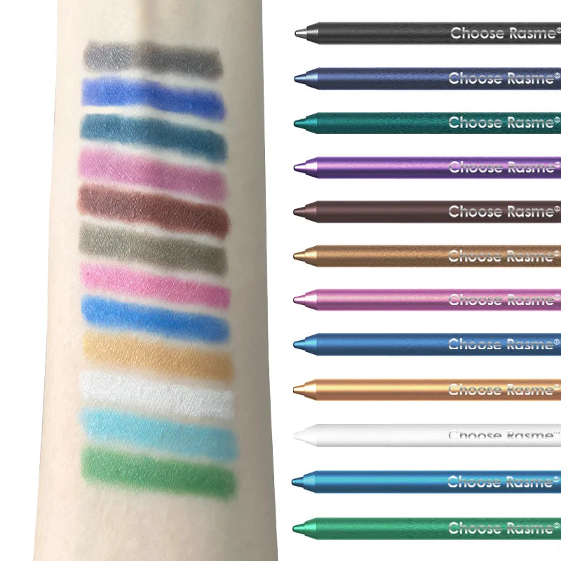 CHOOSE RASME Colors Set Glitter & Shimmer Eyeliner Stick Pack