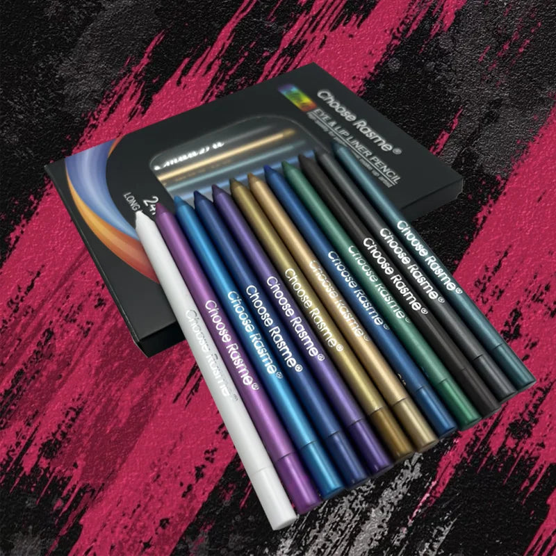 CHOOSE RASME Colors Set Glitter & Shimmer Eyeliner Stick Pack