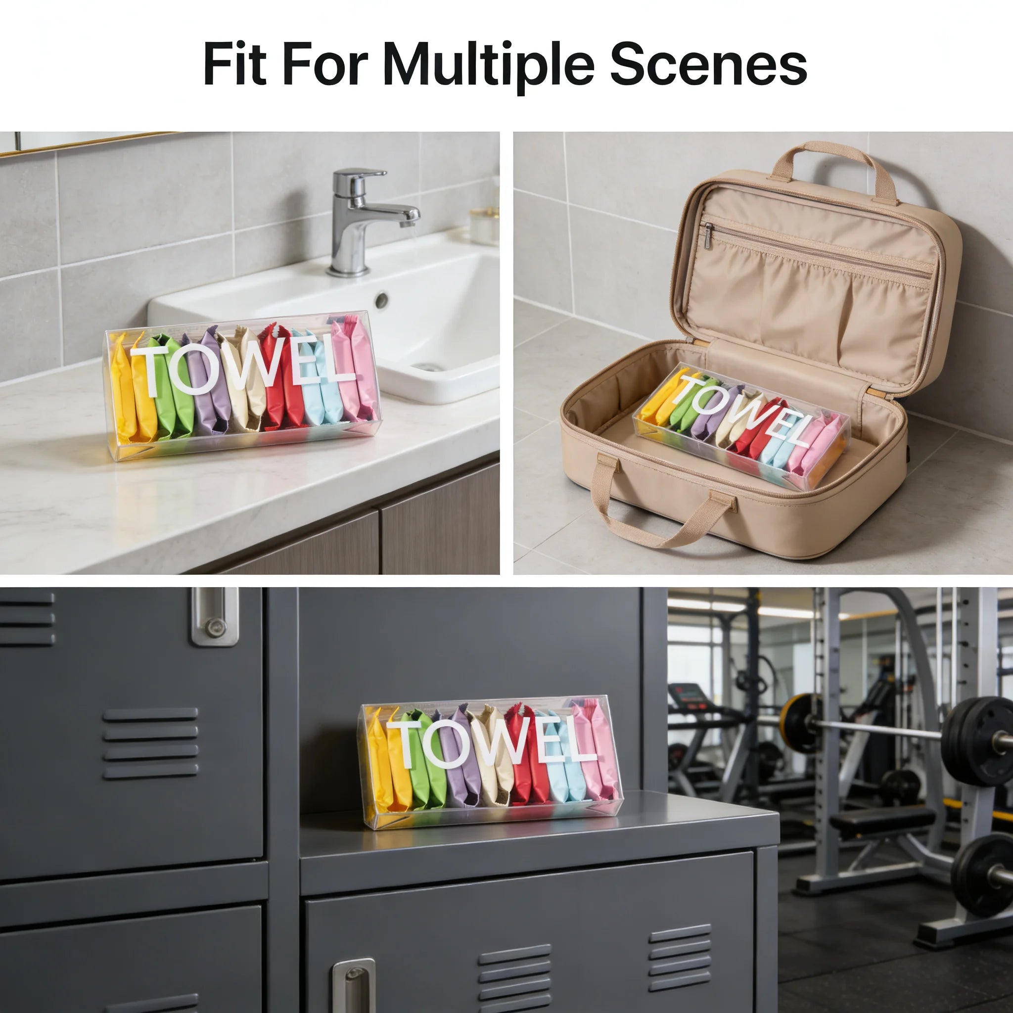 Disposable Compressed Face Towels – 12PCS Soft 100% Cotton for Travel, Camping & Hotel