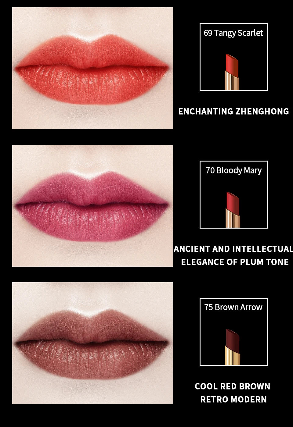 CHARMACY 16 Colors Waterproof Velvet Lipstick