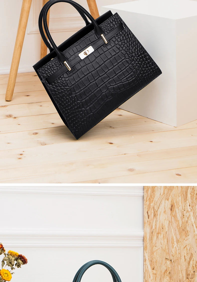 Hot ZOOLER Fashion Woman Bag Full Genuine Leather Shoulder Bags for Businesswomen Real Cow Handbags Purses Bolsa Feminina #wg383 Nanasbeautyholic