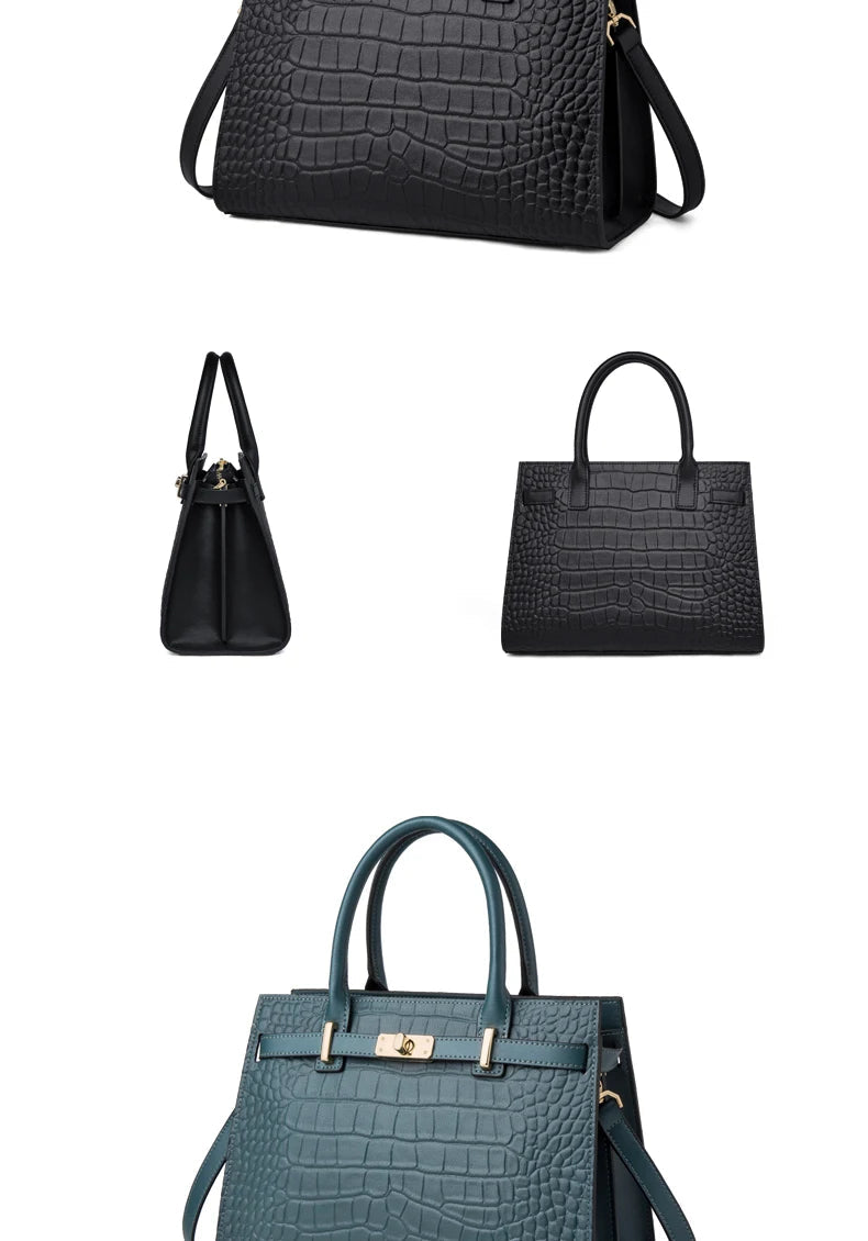 Hot ZOOLER Fashion Woman Bag Full Genuine Leather Shoulder Bags for Businesswomen Real Cow Handbags Purses Bolsa Feminina #wg383 Nanasbeautyholic