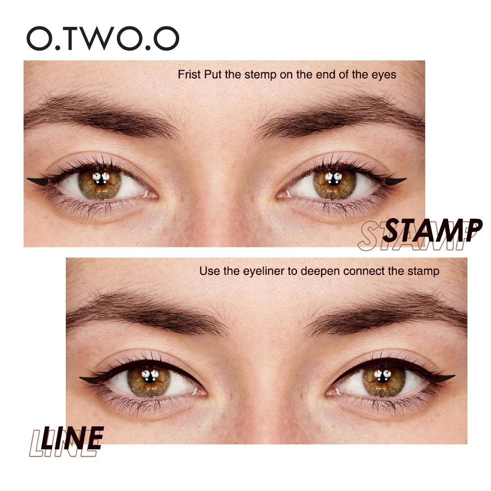 O.TWO.O Eyeliner Stamp Black Liquid Pen Waterproof