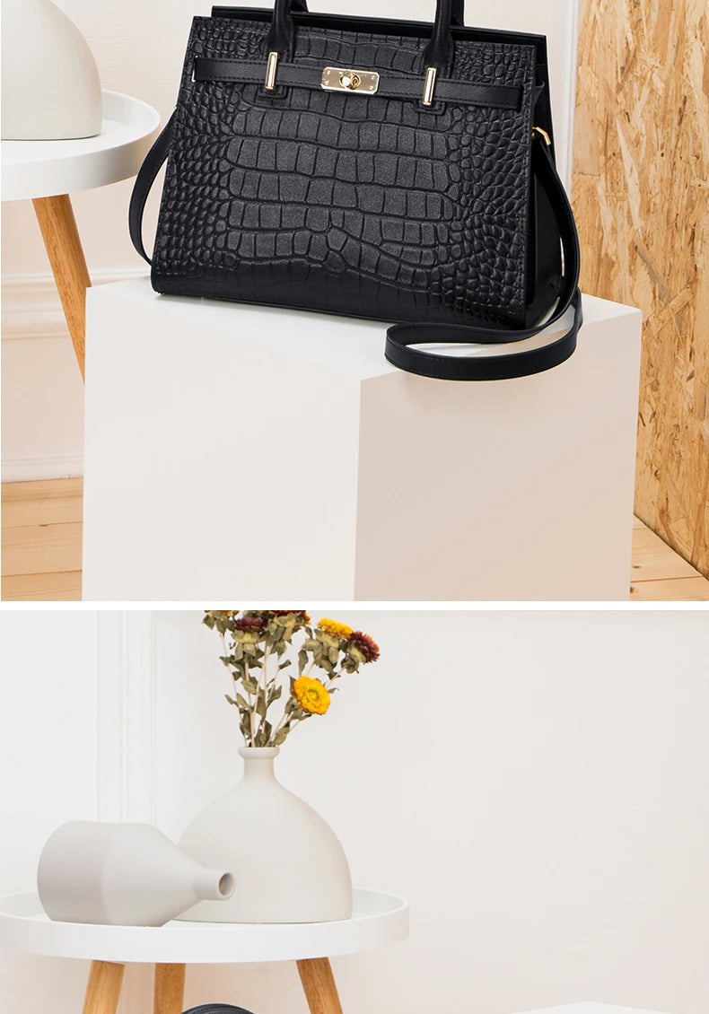 Hot ZOOLER Fashion Woman Bag Full Genuine Leather Shoulder Bags for Businesswomen Real Cow Handbags Purses Bolsa Feminina #wg383 Nanasbeautyholic