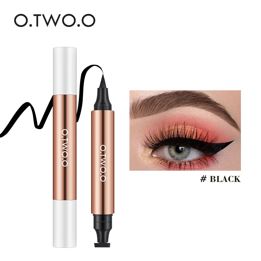 O.TWO.O Eyeliner Stamp Black Liquid Pen Waterproof
